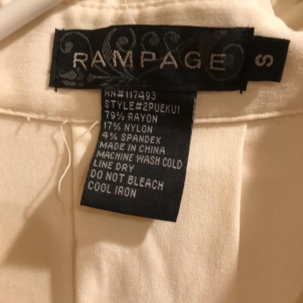 Cream Belted Rampage Trench Coat - Picture 2 of 3